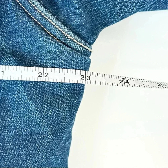 Old Navy Womens Size XL Sherpa Lined Jean Trucker Jacket Cotton Stretch Denim - Picture 10 of 14